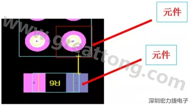 PCBA DFM問題實例2：元件距離太近，組裝干涉 