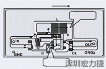 圖2：升壓電路的PCB設(shè)計示例。